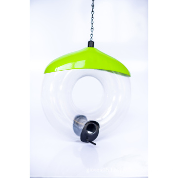 Steel Lid with PC Tube Bird Feeder (ymb6031)